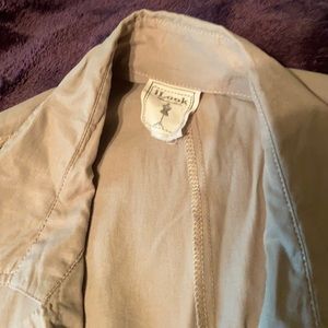 Military style button up top